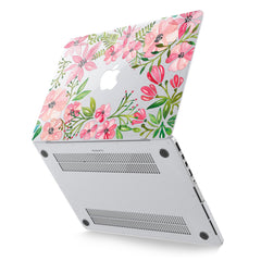 Lex Altern Hard Plastic MacBook Case Pink Flowers