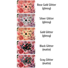 Lex Altern MacBook Glitter Case Red Roses