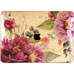 Lex Altern MacBook Glitter Case Purple Floral