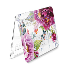 Lex Altern Hard Plastic MacBook Case Purple Floral