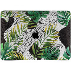 Lex Altern MacBook Glitter Case Abstract Leaves