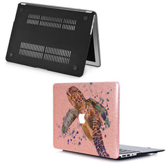 Lex Altern MacBook Glitter Case Turtle Watercolor