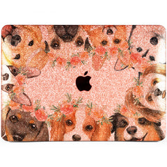 Lex Altern MacBook Glitter Case Cute Dogs