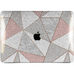 Lex Altern MacBook Glitter Case Triangle Marble