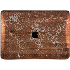 Lex Altern MacBook Glitter Case Walnut Wood