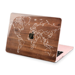 Lex Altern Hard Plastic MacBook Case Walnut Wood