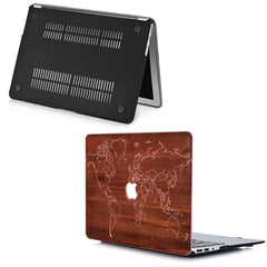 Lex Altern MacBook Glitter Case Walnut Wood