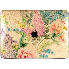 Lex Altern MacBook Glitter Case Lilac Flowers