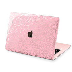 Lex Altern Hard Plastic MacBook Case Roses Texture