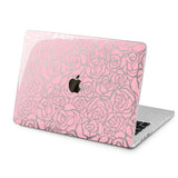 Lex Altern Hard Plastic MacBook Case Roses Texture