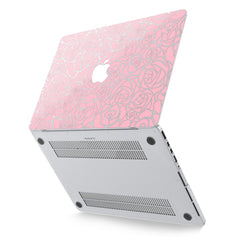 Lex Altern Hard Plastic MacBook Case Roses Texture