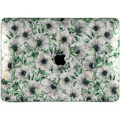 Lex Altern MacBook Glitter Case Anemone Flowers