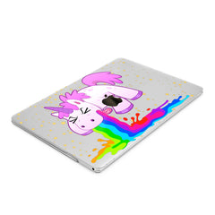 Lex Altern Hard Plastic MacBook Case Unicorn Vomiting Rainbow