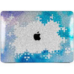 Lex Altern MacBook Glitter Case Watercolor Puzzles