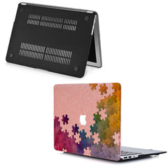 Lex Altern MacBook Glitter Case Rainbow Puzzles