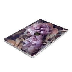 Lex Altern Hard Plastic MacBook Case Purple Peonies