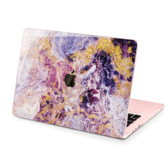 Lex Altern Hard Plastic MacBook Case Luxury Purple Design