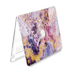 Lex Altern Hard Plastic MacBook Case Luxury Purple Design