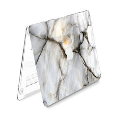 Lex Altern Hard Plastic MacBook Case Natural White Stone