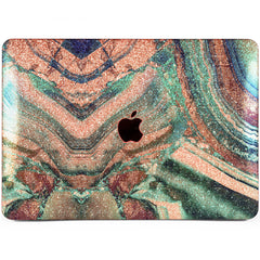 Lex Altern MacBook Glitter Case Teal Agate