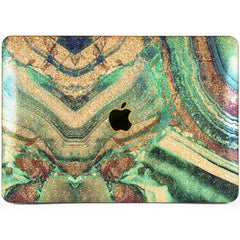 Lex Altern MacBook Glitter Case Teal Agate