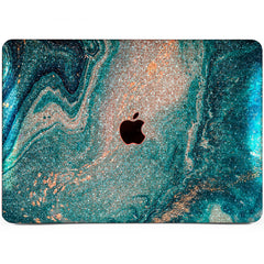 Lex Altern MacBook Glitter Case Blue Paint