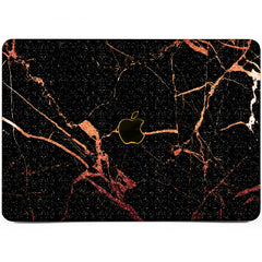 Lex Altern MacBook Glitter Case Golden Granite