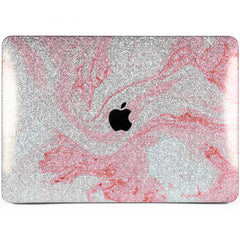 Lex Altern MacBook Glitter Case Cute Pink Paint