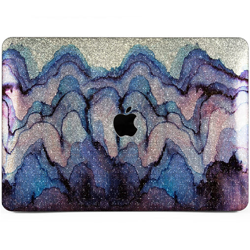 Lex Altern MacBook Glitter Case Misty Mountains