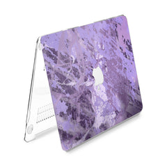 Lex Altern Hard Plastic MacBook Case Purple Watercolor