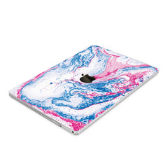 Lex Altern Hard Plastic MacBook Case Blue and Pink Painting