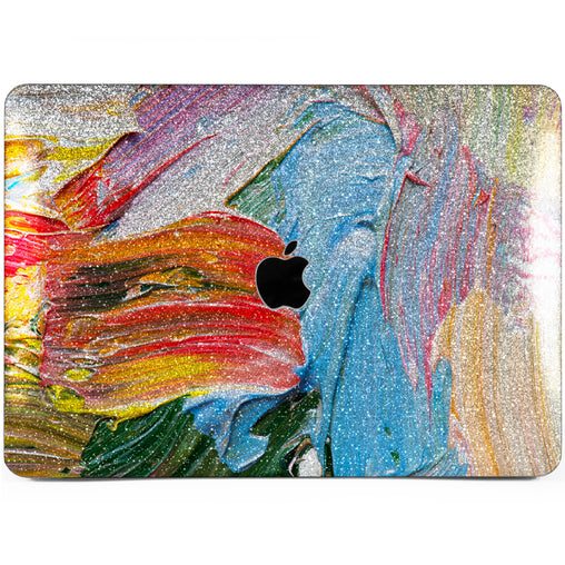 Lex Altern MacBook Glitter Case Paint Strokes