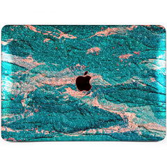 Lex Altern MacBook Glitter Case Blue Waves