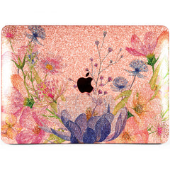 Lex Altern MacBook Glitter Case Floral Composition