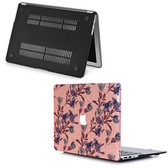 Lex Altern MacBook Glitter Case Elegant Purple Flowers