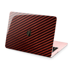 Lex Altern Hard Plastic MacBook Case Red Pattern