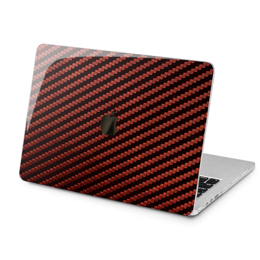 Lex Altern Lex Altern Red Pattern Case for your Laptop Apple Macbook.