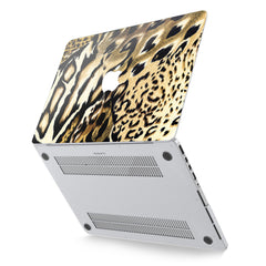 Lex Altern Hard Plastic MacBook Case Cheetah Leather