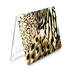 Lex Altern Hard Plastic MacBook Case Cheetah Leather