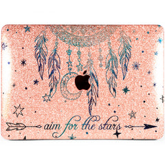 Lex Altern MacBook Glitter Case Blue Dreamcatcher