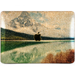 Lex Altern MacBook Glitter Case Mountain Lake