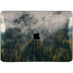 Lex Altern MacBook Glitter Case Green Trees