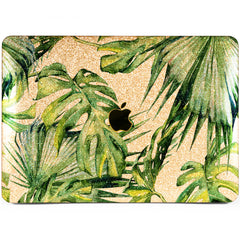 Lex Altern MacBook Glitter Case Watercolor Leaves