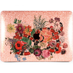 Lex Altern MacBook Glitter Case Red Snake Theme