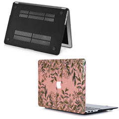 Lex Altern MacBook Glitter Case Green Leaves Theme