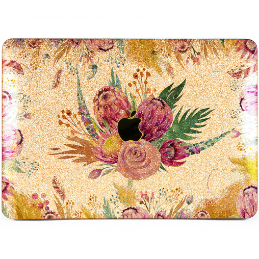 Lex Altern MacBook Glitter Case Charming Bouquet