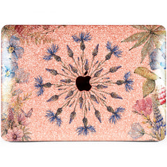 Lex Altern MacBook Glitter Case Blue Centaurea