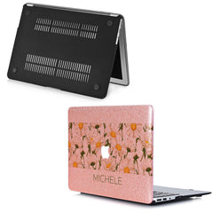 Lex Altern MacBook Glitter Case Daisy Flowers