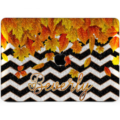 Lex Altern MacBook Glitter Case Autumn Leaves