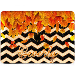 Lex Altern MacBook Glitter Case Autumn Leaves